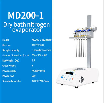 Equipaggiamento di laboratorio medico avanzato innovativo evaporatore di azoto secco per laboratori