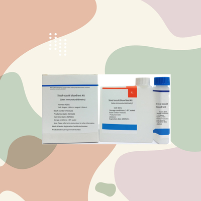 Determinazione quantitativa del sangue nascosto fecale FOB Kit di analisi del sangue nascosto fecale Esame biochimico
