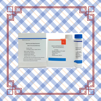 Determinazione quantitativa del sangue nascosto fecale FOB Kit di analisi del sangue nascosto fecale Esame biochimico