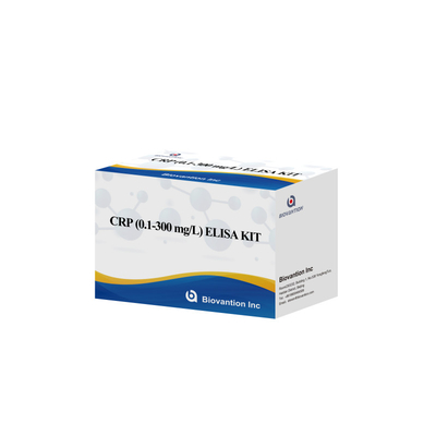 CRP accurato 0,1-300 mg/l Kit di prova Elisa per il rilevamento sensibile di sostanze biologiche