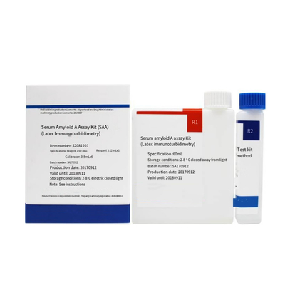 Kit di analisi SAA umano siero accurato amiloide un reagente di diagnosi di rilevamento per noi clinici