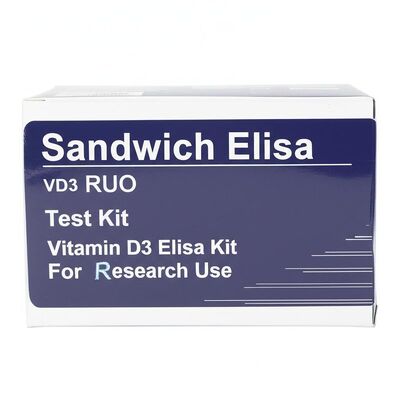 Kit Elisa per la Vitamina D3 con 96 test e tempo di saggio di 2-3 ore per la ricerca ad alta sensibilità
