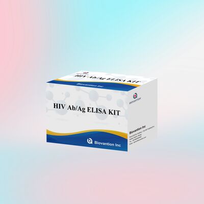 Kit di test HIV ELISA ad alta sensibilità per lo screening del sangue con 96 test e certificato CE