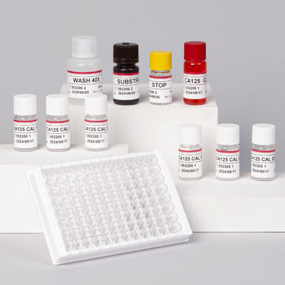 Antigene carbonio 125 (CA125) accurato ELISA Soluzione diagnostica ELISA Test per il cancro CA125 Analisi quantitativa del sangue
